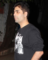 Karan Johar at Celebs Snapped at Olive