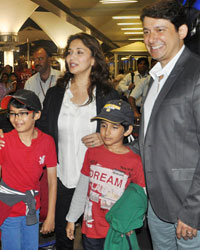 Madhuri Dixt and Sriram Madhav Nene