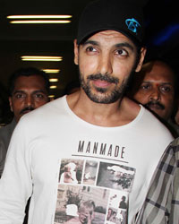 John Abraham at Celebs Spotted at Airport