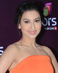 Gauhar Khan at Colors Leadership Awards 2015