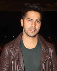 Varun Dhawan at Dilwale Cast Leaving for London