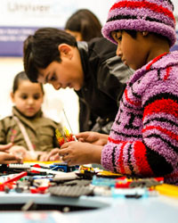 A special kids fashion show 'Runway Kids' as a part of the ‘Festival of toys’ at DLF Place Saket