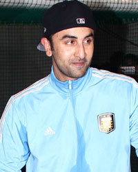 Ranbir Kapoor at Friendly Football Match to Promote LHDD