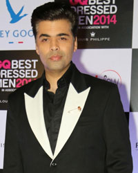 Karan Johar at GQ Best Dressed Men 2014