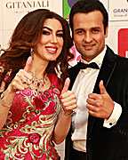 Rohit Roy and Rahaf Altawil