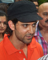 Hrithik Roshan at Ganesh Chaturthi 2013