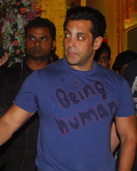 Salman Khan at Ganesh Chaturthi 2013