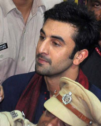 Ranbir Kapoor at Ganesh Chaturthi 2013