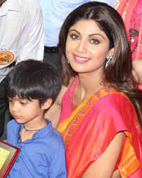 Shilpa Shetty at Ganesh Festival Celebrations 2015