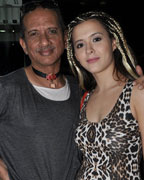 James Ferriera with Isha Sherwani