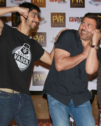 Rishabh Arora, Sunny Deol and Shivam Patil