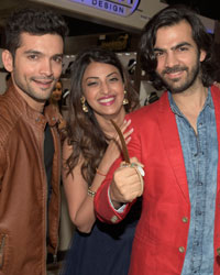 Diganth Manchale, Anushka Ranjan and Karan Grover Diganth Manchale, Anushka Ranjan and Karan Grover