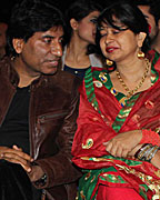 Raju Shrivastav and Shikha Srivastava