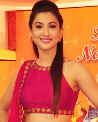 Gauhar Khan at Great Indian Navratri Utsav Press Meet