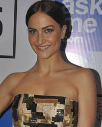 Elli Avram at Guests at LFW Winter Festive 2015