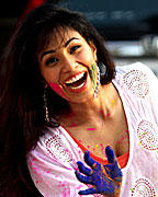 Manisha Kelkar at Holi Celebrations 2013