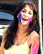 Chandi and Deepak at Holi Celebration 2013