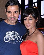 John Abraham and Chitrangada Singh John Abraham and Chitrangada Singh