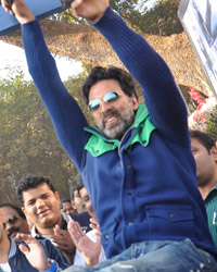 Akshay Kumar at Inauguration of DM Fitness Studio