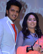 Ritesh Deshmukh, Geeta Kapoor and Ashley Lobo