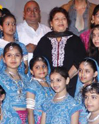 Sandip Soparkar and Saroj Khan