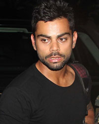 Virat Kohli at Indian Cricket Team at Mumbai Airport