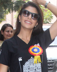 Jacqueline Fernandez at Jacqueline at Panbai International School