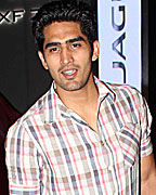 Vijender Singh at Jaguar XF Premium Luxury Car Launch