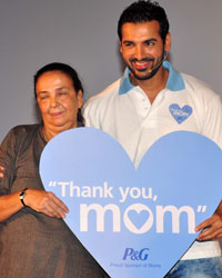 John Abraham and Firoza Irani at Thank You Mom Event