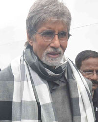 Amitabh Bachchan at Kalyan Jewellers TVC Shoot