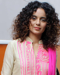 Kangana Ranaut at Queen Promotion at Mehboob Studio