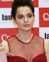 Kangana Ranaut at Kangna Unveils Latest Issue of Cine Blitz