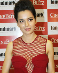 Kangana Ranaut at Kangna Unveils Latest Issue of Cine Blitz