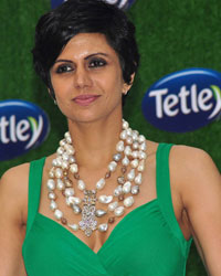 Mandira Bedi at Kareena Relaunches Tetley Green Tea