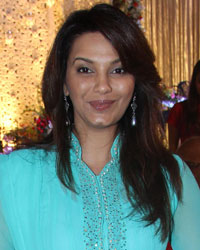 Diana Hayden at Karishma and Rohan Wedding Reception