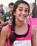 Tara Sharma at Karisma Flags Pinkathon 2012