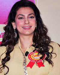 Juhi Chawla at Kellogg Breakfast Pledge Launch