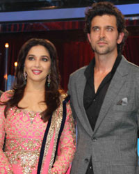 Remo D'Souza, Madhuri Dixit, Hrithik Roshan and Karan Johar Remo D'Souza, Madhuri Dixit, Hrithik Roshan and Karan Johar