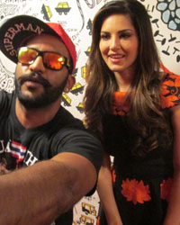 Sunny Leone at Kuch Kuch Locha Hai Promotion at Radio Mirchi