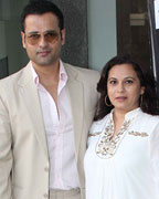 Rohit Roy and Mansi Roy