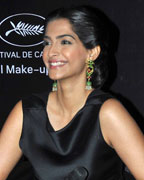 Sonam Kapoor at L`Or Sunset Cannes Collection Launch