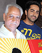 Ramesh Sippy, Ayushmann Khurrana and Mikey McCleary