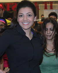 Kajal Agarwal at Launch of Zumba Training at Gold Gym