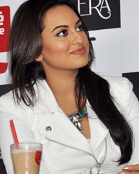 Sonakshi Sinha at Lootera Promotes at CCD