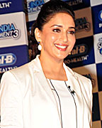 Madhuri Dixit at Madhuri Launches Smile India Movement