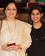 Tanvi Azmi and Baba Azmi