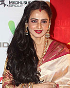 Rekha at Mai Movie Premiere