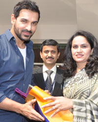 John Abraham at Mata Bhagwanti Chadha Niketan Annual Day