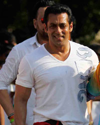 Salman Khan at Milind Deora Junior Soccer Challenger