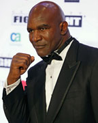 Former heavyweight boxer Evander Holyfield arrives on the red carpet at the Muhammad Ali Celebrity Fight Night Awards XIX in Phoenix, Arizona